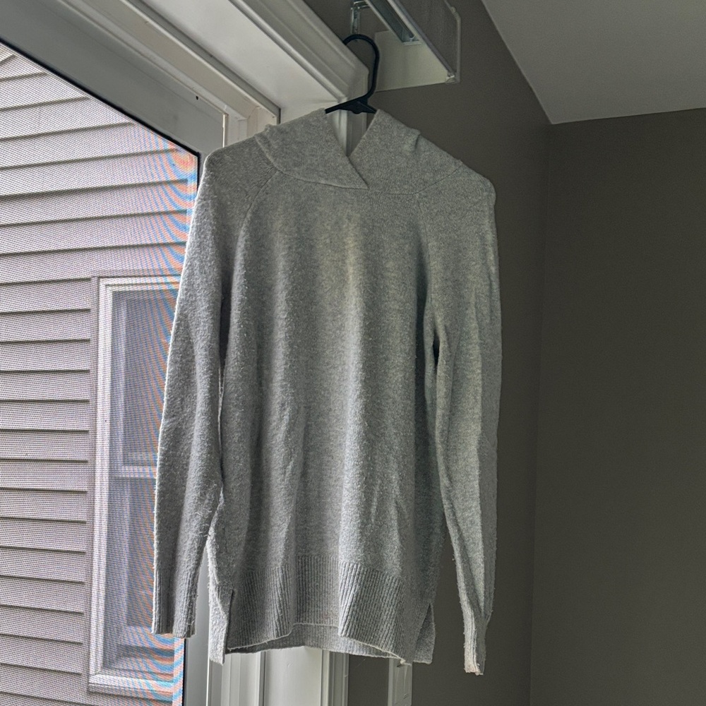 LOFT Light Gray Knit Sweater